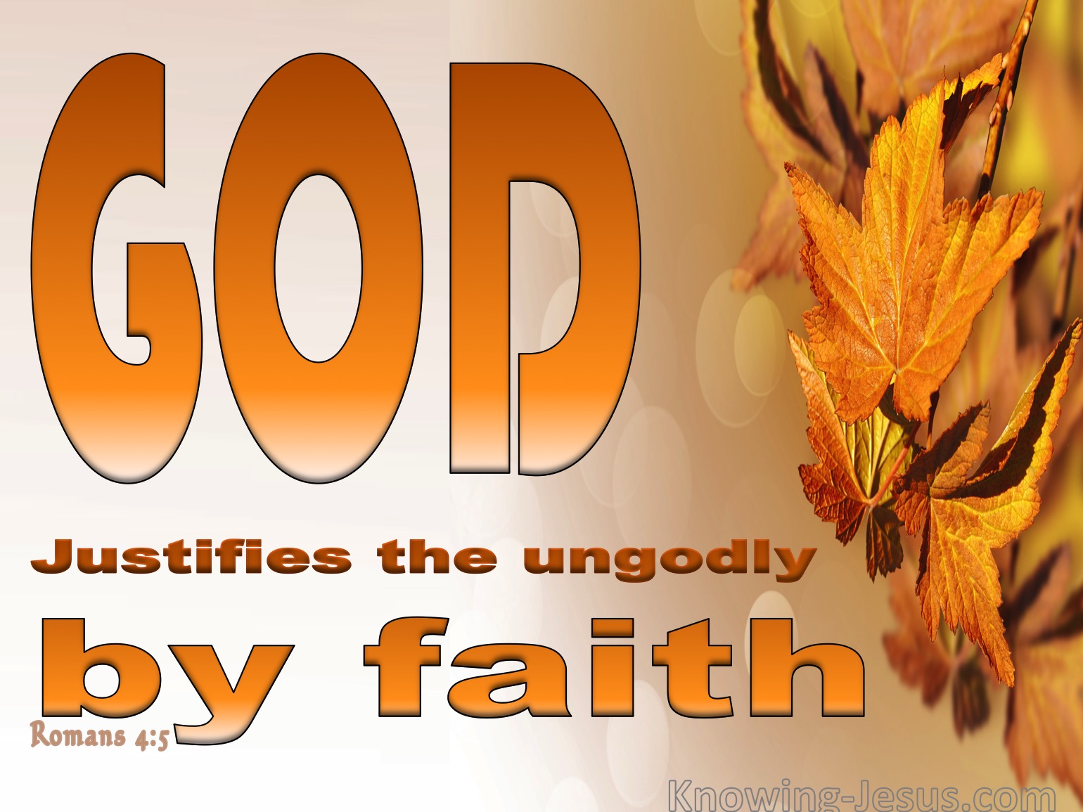 What Does Romans 4 5 Mean 